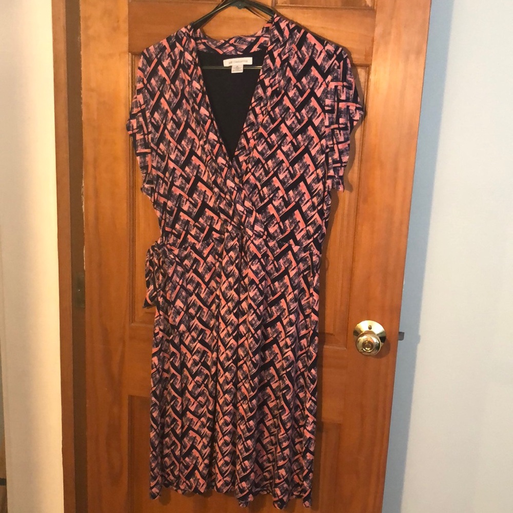 Final Price! Liz Claiborne Faux Wrap Dress